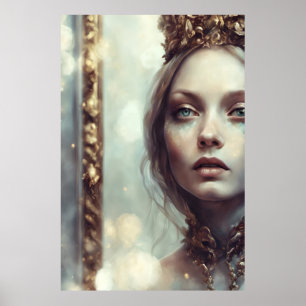 Durch die goldene SpiegelAlice Poster