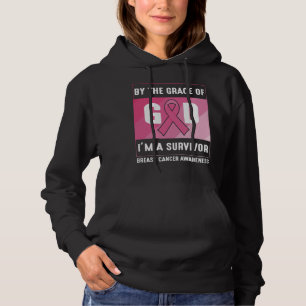 Durch die graue Brustkrebserkrankung Christlich Hoodie