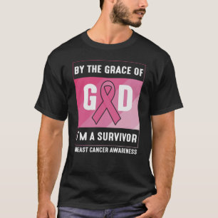 Durch die graue Brustkrebserkrankung Christlich T-Shirt