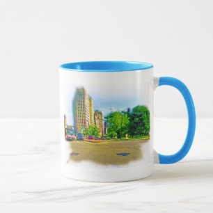 Durch die Lincoln Avenue fahren Tasse