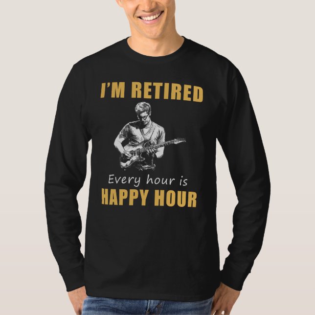 Durch die Pensionierung Bliss! Happy Hour Gui T-Shirt (Vorderseite)