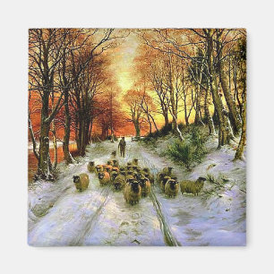 Durch die ruhige und frostige Luft, feine Kunst Magnet