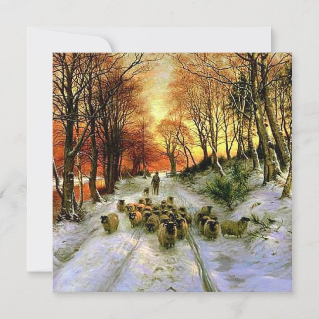 Durch die ruhige und frostige Luft, schöne Kunst (Vorderseite)