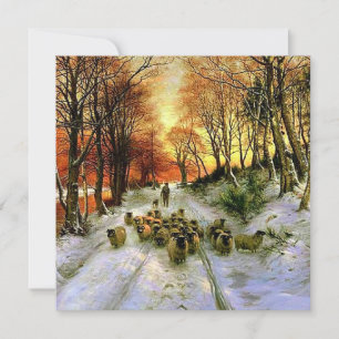 Durch die ruhige und frostige Luft, schöne Kunst