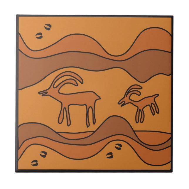 Durch die Schlucht der Schlange fahren Fliese (Vorderseite)