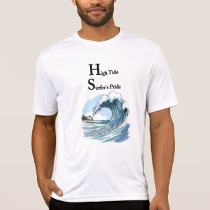 „Durch Echos treiben“ Sommer-Surf-Wellen T-Shirt