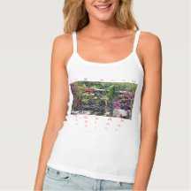 Durch ein Gartentor...