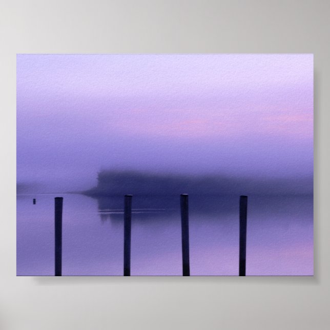 Durch ein Glas dunkel Poster (Vorne)