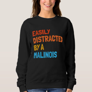 Durch einen Malinois Belgischen Malinois leicht ab Sweatshirt