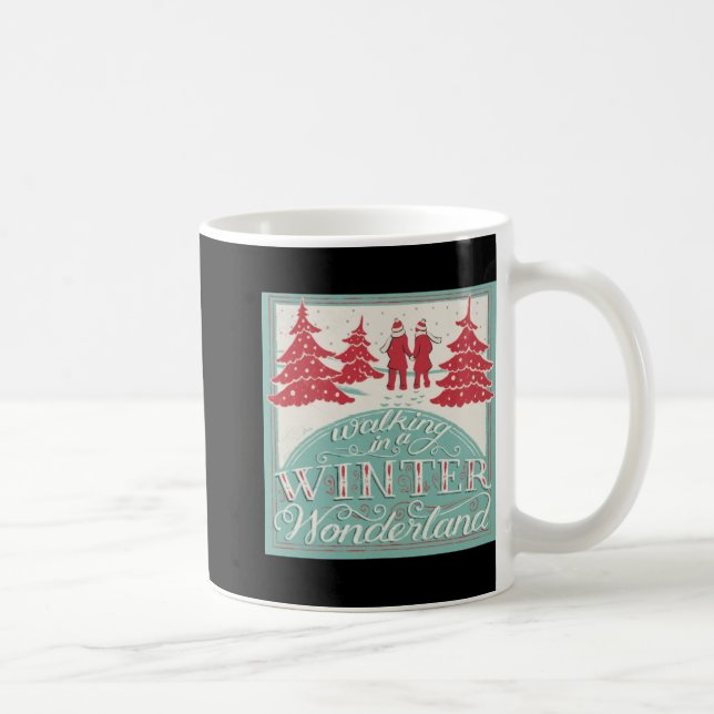 Durch einen Winterwunderland schlendern Kaffeetasse (Rechts)