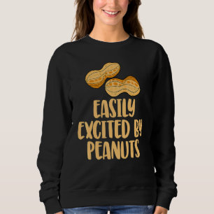 Durch Erdnüsse leicht aufgeregt Geschlecht Enthüll Sweatshirt