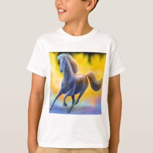 Durch Feuer scherzt das Pferd Sweatshirt T-Shirt