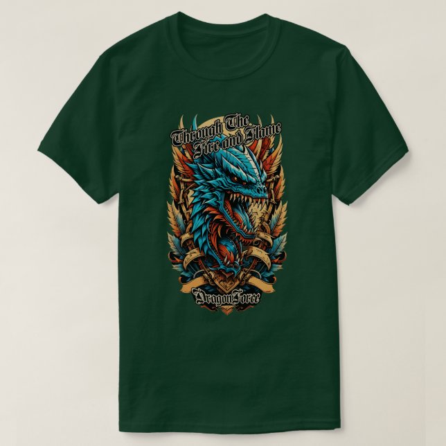 Durch Feuer und Flamme T-Shirt (Design vorne)