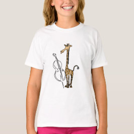 DURCH Giraffen-und Cello-Shirt T-Shirt
