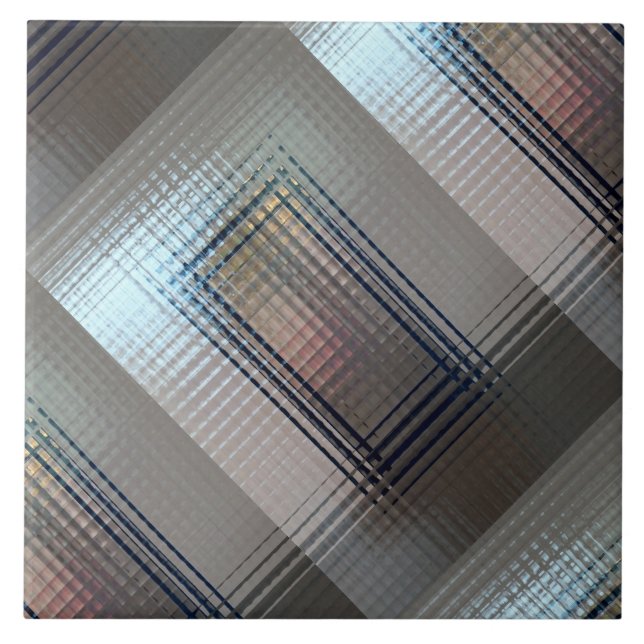 Durch Glastüren Fliese (Vorderseite)