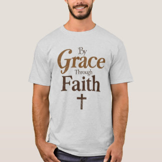 Durch Gnade durch den Glauben - Christliches Kreuz T-Shirt