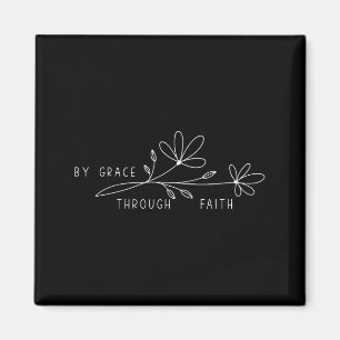 Durch Gnade Durch Glauben Epheser 2_8-9 Blume Fiat Magnet