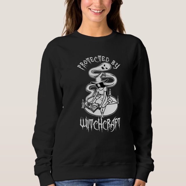 Durch Hexerei geschützt Sweatshirt (Vorderseite)