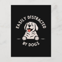 Durch Hunde leicht ablenkbar