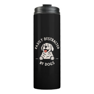 Durch Hunde leicht ablenkbar Thermosbecher