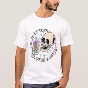 Durch Iccied Coffee and Angstzustände Mental Healt T-Shirt