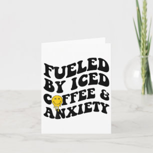 Durch Iccied Coffee und Angst psychische Gesundhei Karte