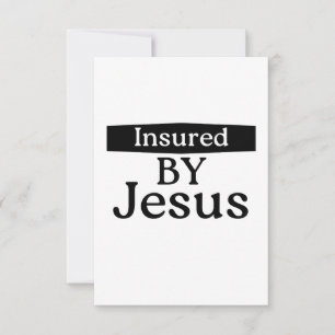 Durch Jesus Christlich Ermutigung Versicherte Karte