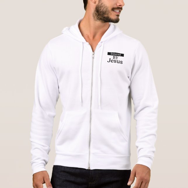 Durch Jesus Christus geistig gestärkt Hoodie (Vorderseite)