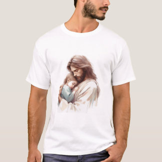 Durch Jesus wird Kraft gefunden Luxus T-Shirt