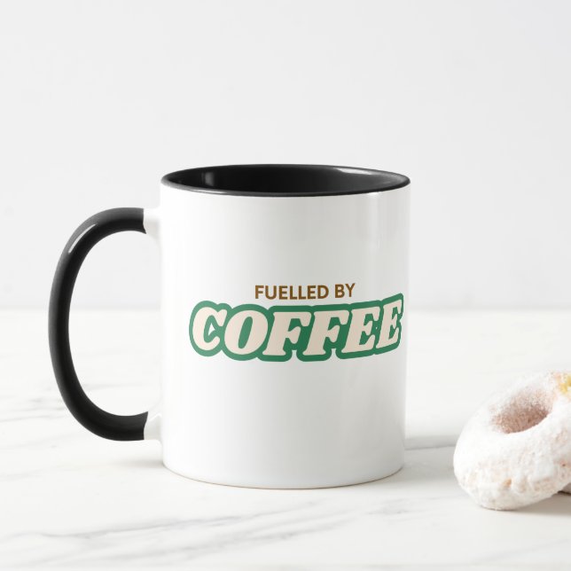 DURCH KAFFEE MIT DER SPIRITT-TASSE BEKRÄFTIGT TASSE (Mit Donut)