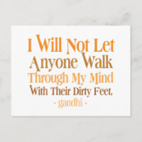 Durch meinen Vorsatz Gandhi