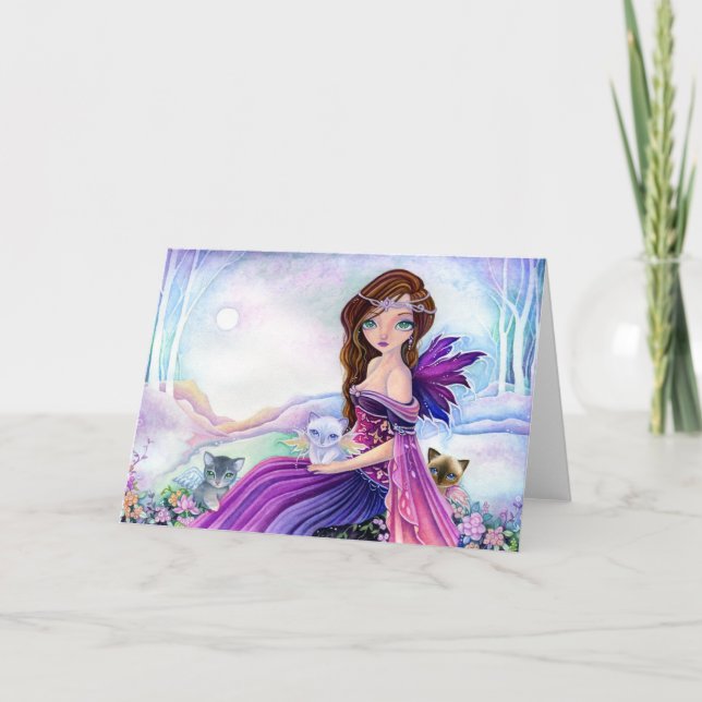 Durch Mondschein - leere Karte (Vorderseite)