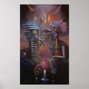 Durch Pat Hartmans Schlafzimmerfenster blättern Poster