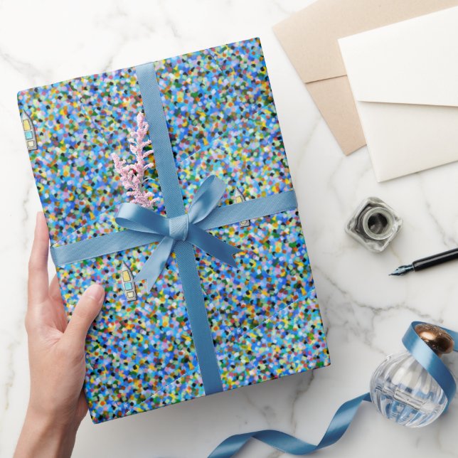 Durch Träume treibend Gemälde von Alfred Fox Geschenkpapier (Schenken)