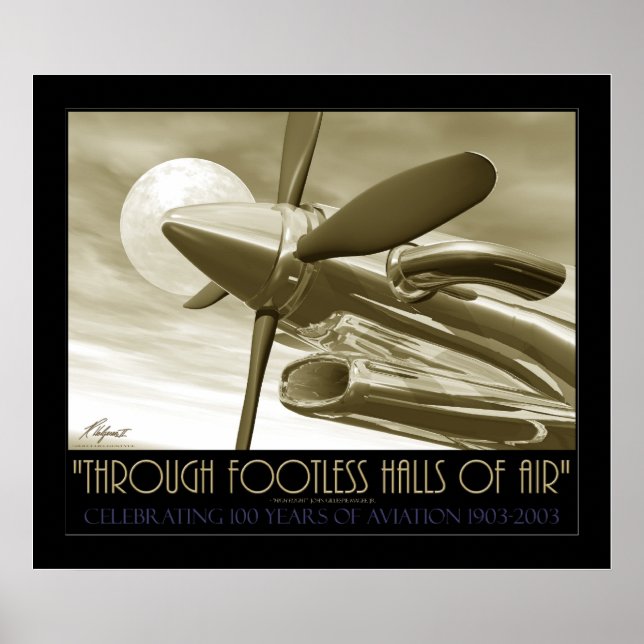 durch unbelüftete Lufthallen Poster (Vorne)