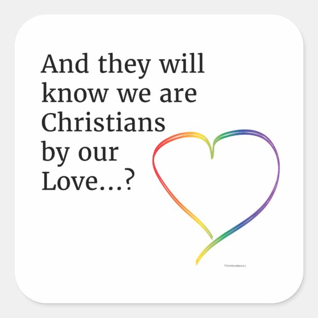 Durch unsere Liebe Aufkleber (Vorderseite)