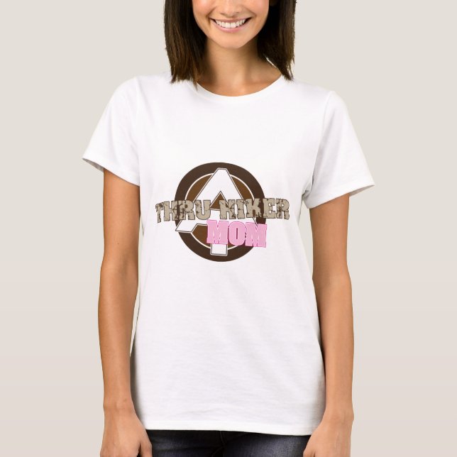 Durch Wanderer-Mama T-Shirt (Vorderseite)
