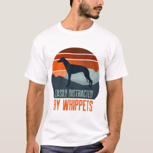Durch Whippets-Hunde-Spaziergänge leicht ablenkbar T-Shirt