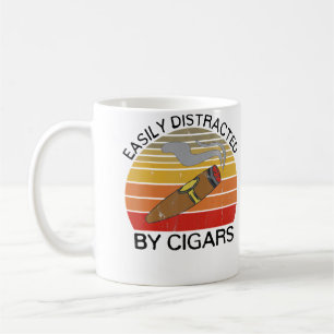 Durch Zigarren Leicht Ablenkbar Für Zigarrenrauche Kaffeetasse