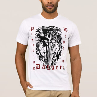 "Durchbohrender Dolch" durch Michael Crozz T-Shirt