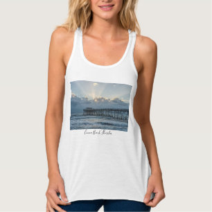 Durchbrechen an der Spitze des Kakao-Tanks Tank Top