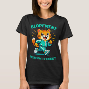 Durchbrennen das unerwartete Workout Waschbär lust T-Shirt