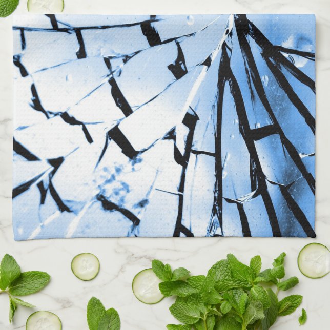 durchbrochenes Fenster Geschirrtuch (Gefaltet)