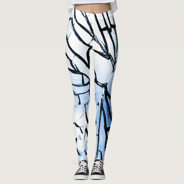 durchbrochenes Fenster Leggings (Vorderseite)