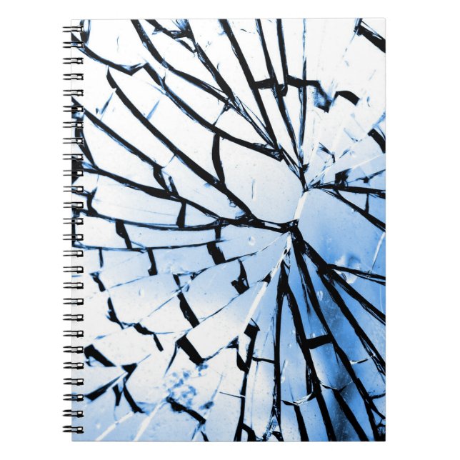 durchbrochenes Fenster Notizblock (Vorderseite)