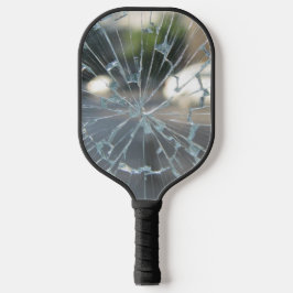 durchbrochenes Fenster Pickleball Schläger