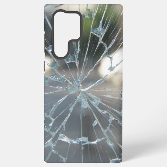 durchbrochenes Fenster Samsung Galaxy Hülle (Rückseite)