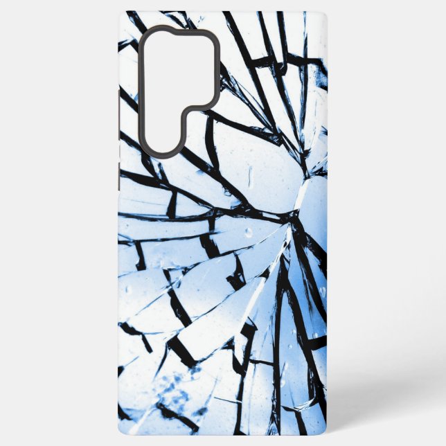 durchbrochenes Fenster Samsung Galaxy Hülle (Rückseite)