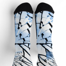 durchbrochenes Fenster