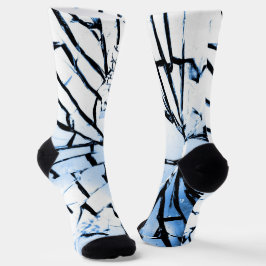 durchbrochenes Fenster Socken